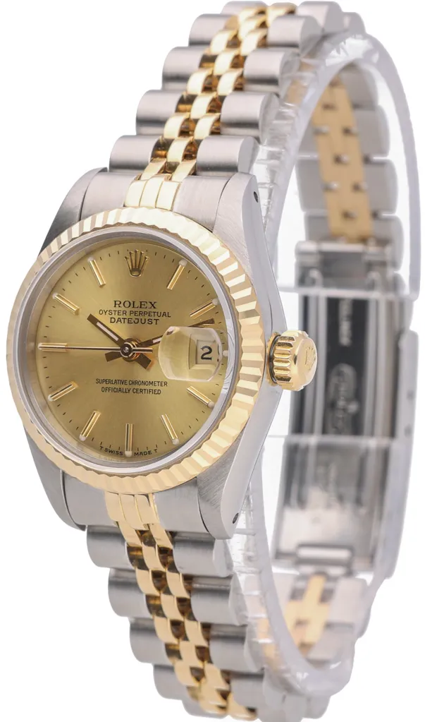 Rolex Lady-Datejust 69173 26mm Yellow gold and stainless steel Champagne 2