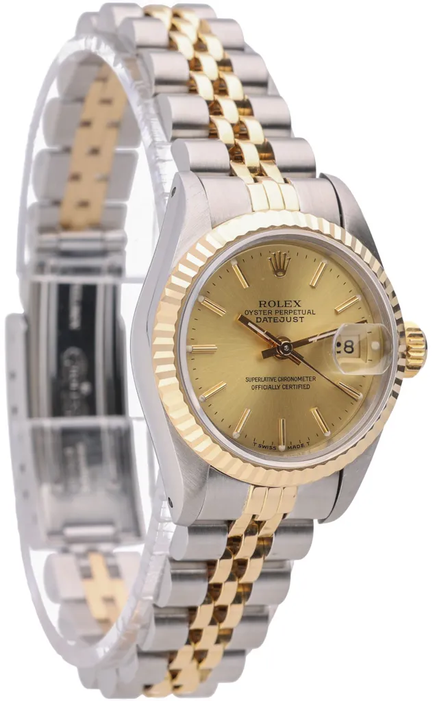 Rolex Lady-Datejust 69173 26mm Yellow gold and stainless steel Champagne 3