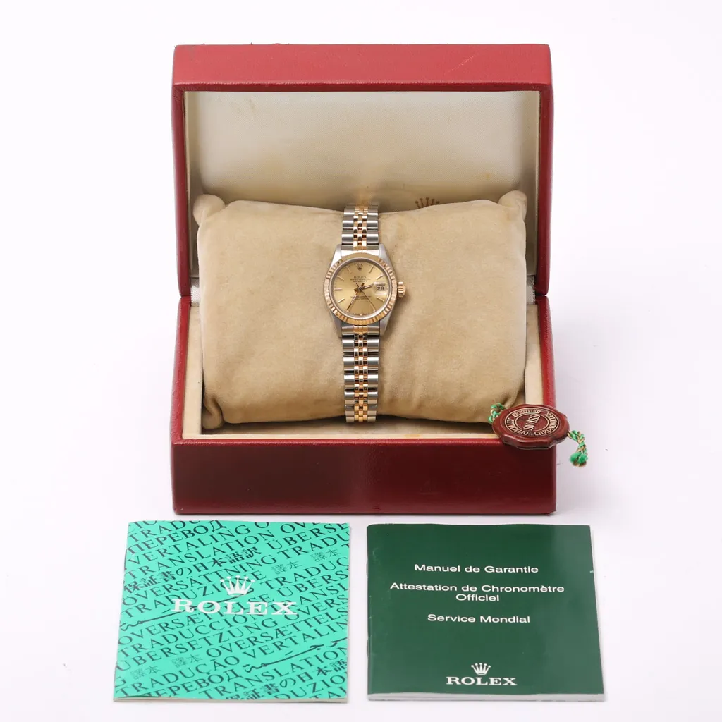 Rolex Lady-Datejust 69173 26mm Yellow gold and stainless steel Champagne 7