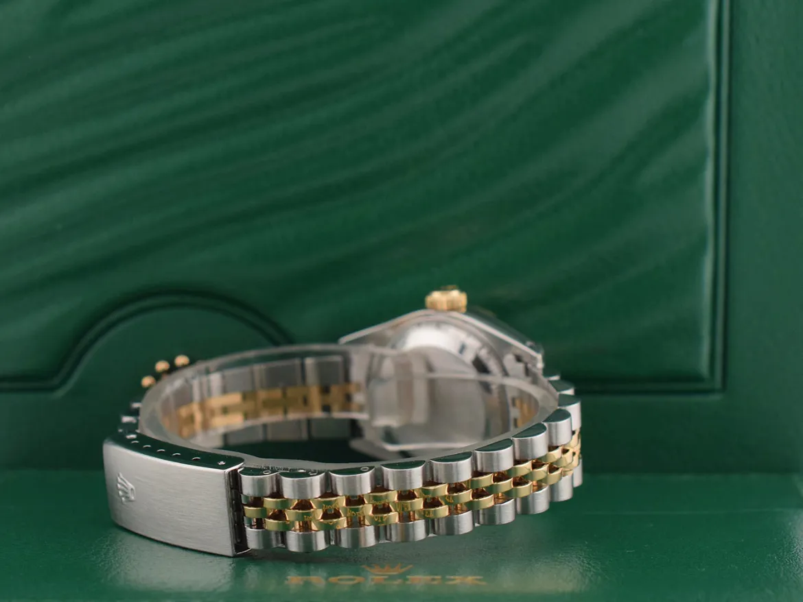 Rolex Lady-Datejust 69173 26mm Yellow gold and stainless steel White 3