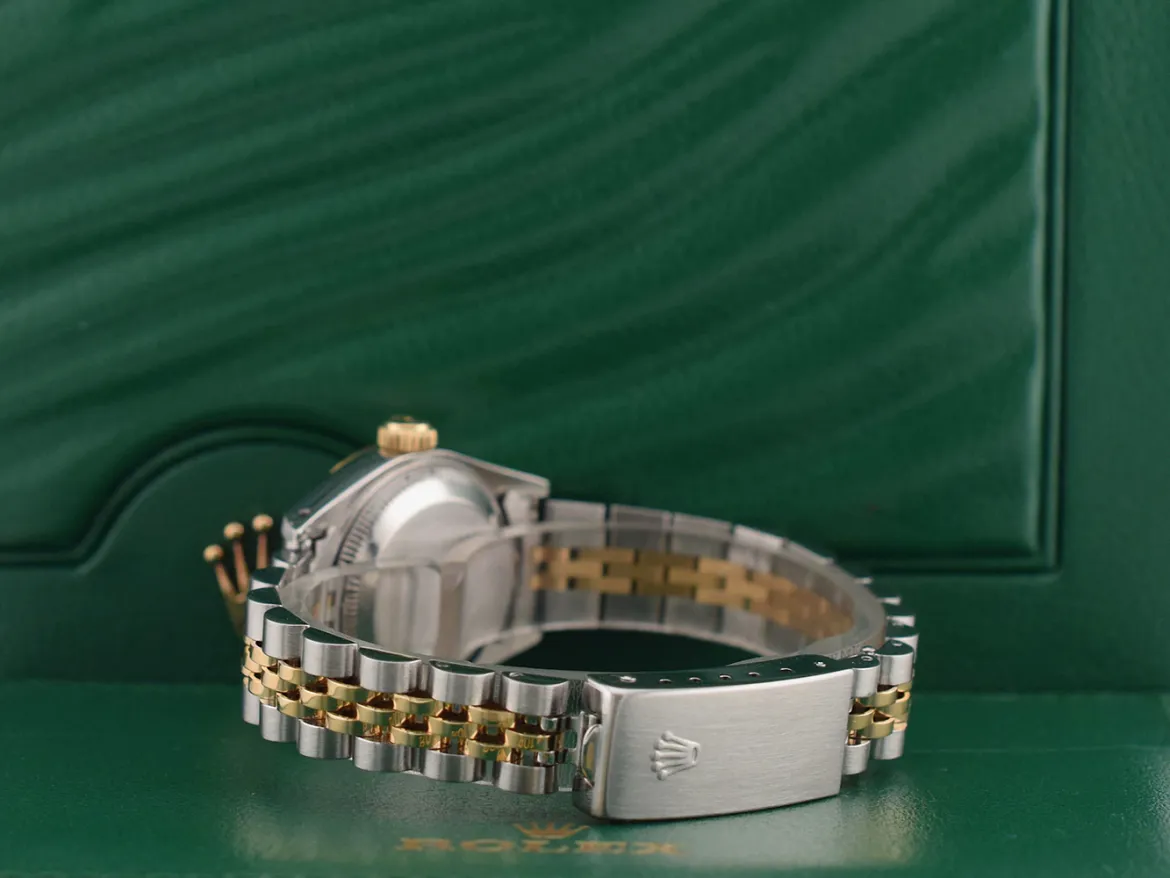 Rolex Lady-Datejust 69173 26mm Yellow gold and stainless steel White 5
