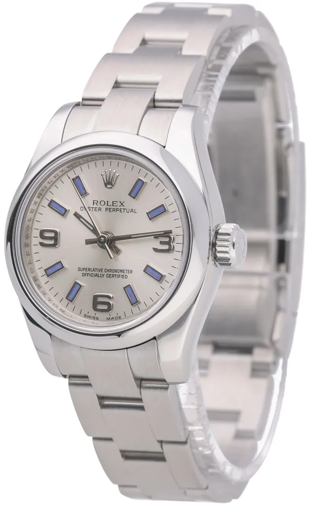 Rolex Oyster Perpetual 26 176200 26mm Stainless steel Silver 2
