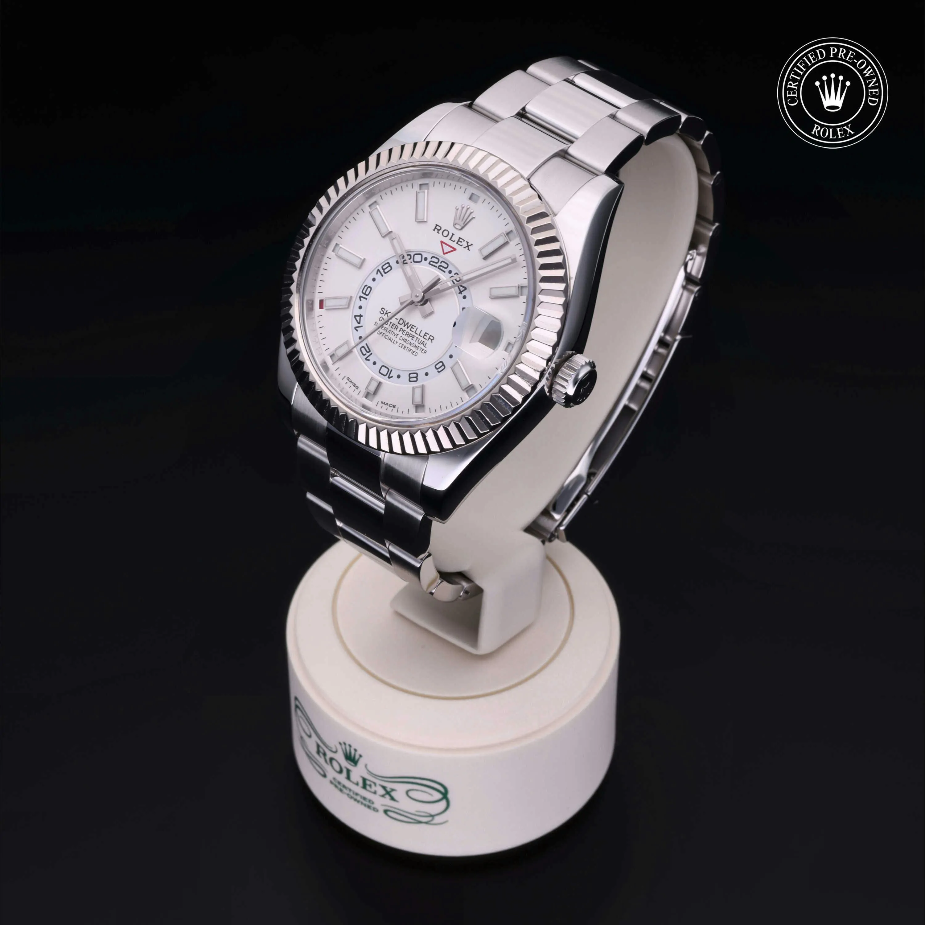 Rolex Sky-Dweller 326934-0001 42mm Stainless steel White 2