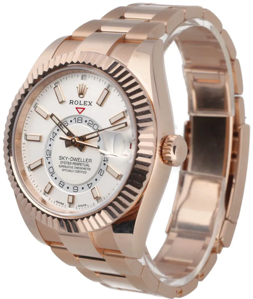 Rolex Sky-Dweller 326935 42mm Rose gold White 3