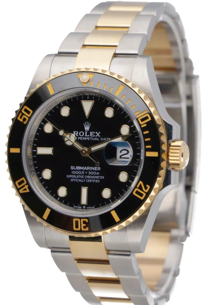 Rolex Submariner 126613LN 41mm Yellow gold and stainless steel Black 2