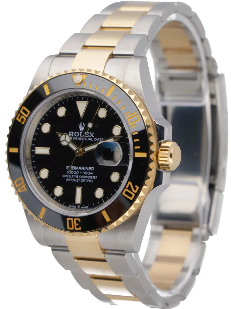 Rolex Submariner 126613LN 41mm Yellow gold and stainless steel Black 3