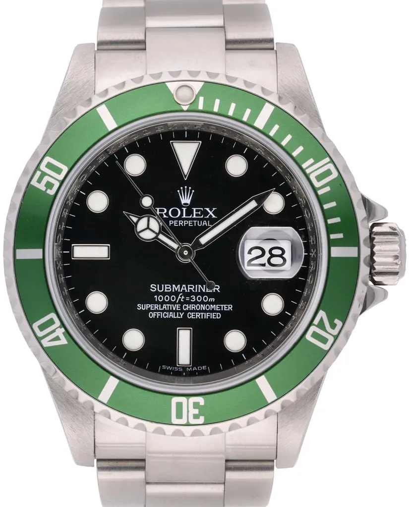 Rolex Submariner 16610LV 40mm Stainless steel Black