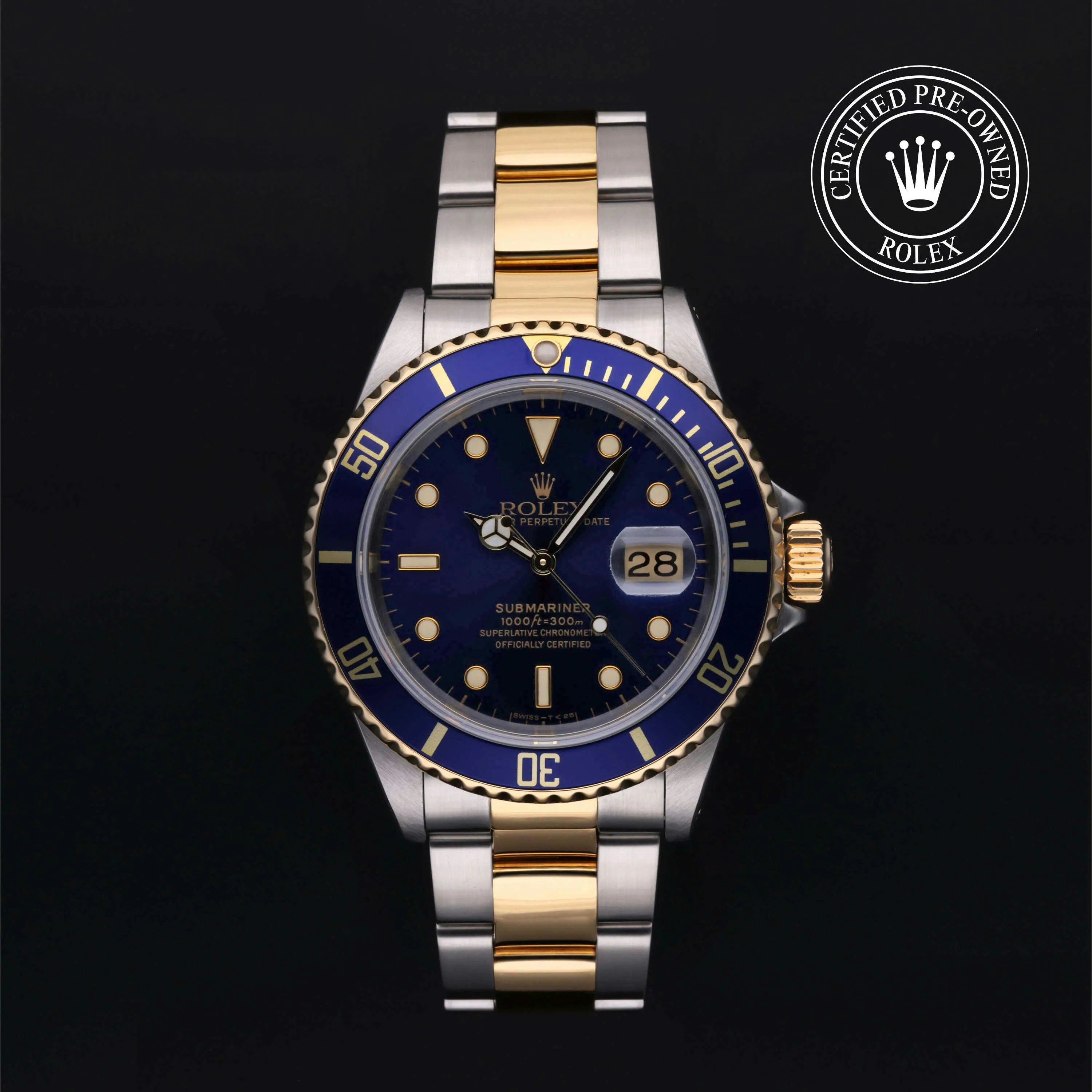 Rolex Submariner 16613 40mm Stainless steel Blue