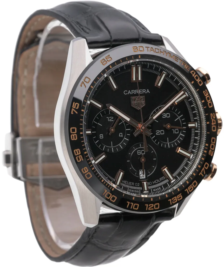 TAG Heuer Carrera CBN2A5A.FC6481 44mm Rose gold and Stainless steel Black 3