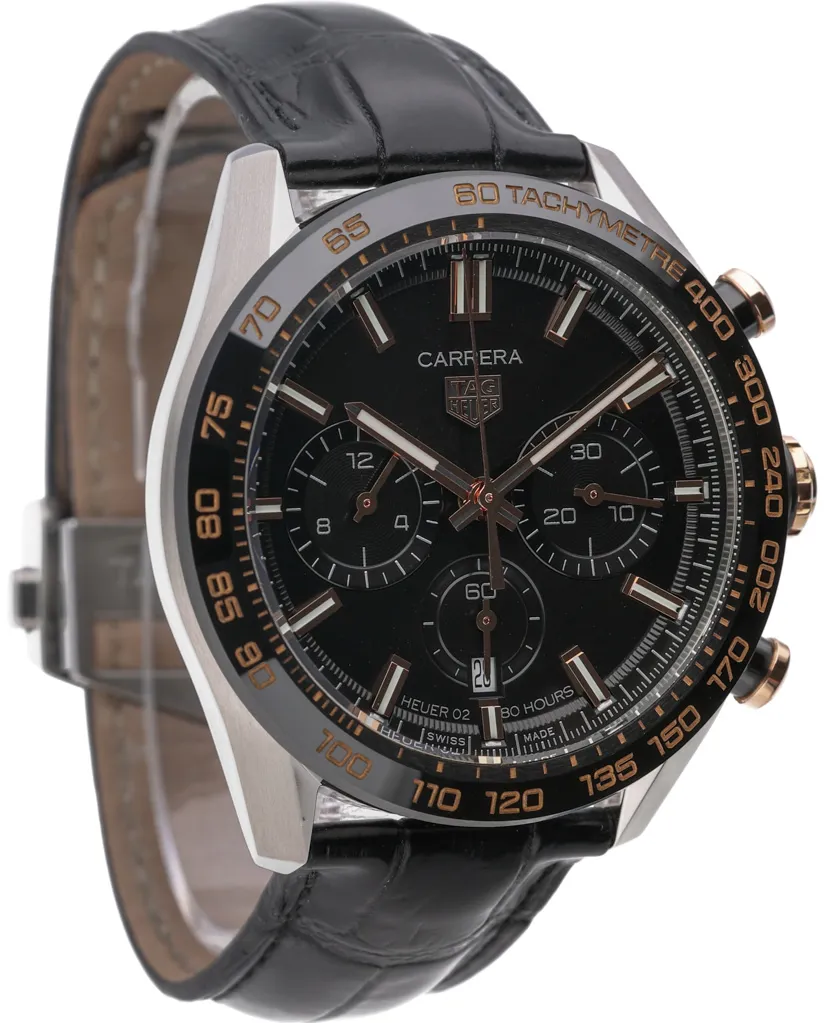 TAG Heuer Carrera CBN2A5A.FC6481 44mm Rose gold and Stainless steel Black 6