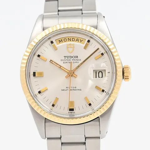 Tudor Prince Date-Day 7019/3 36mm Yellow gold and stainless steel Silver