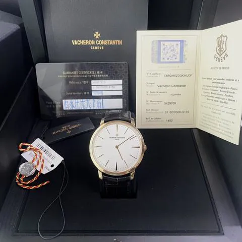 Vacheron Constantin Patrimony 81180/000R-9159 40mm Rose gold Silver