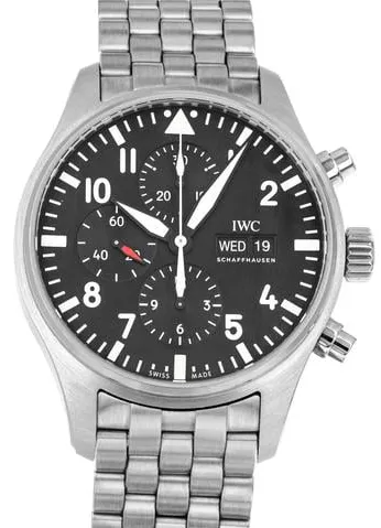 IWC Pilot IW377710 43mm Stainless steel Black