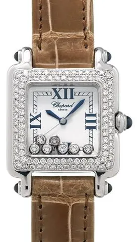 Chopard Happy Sport 27mm White gold White