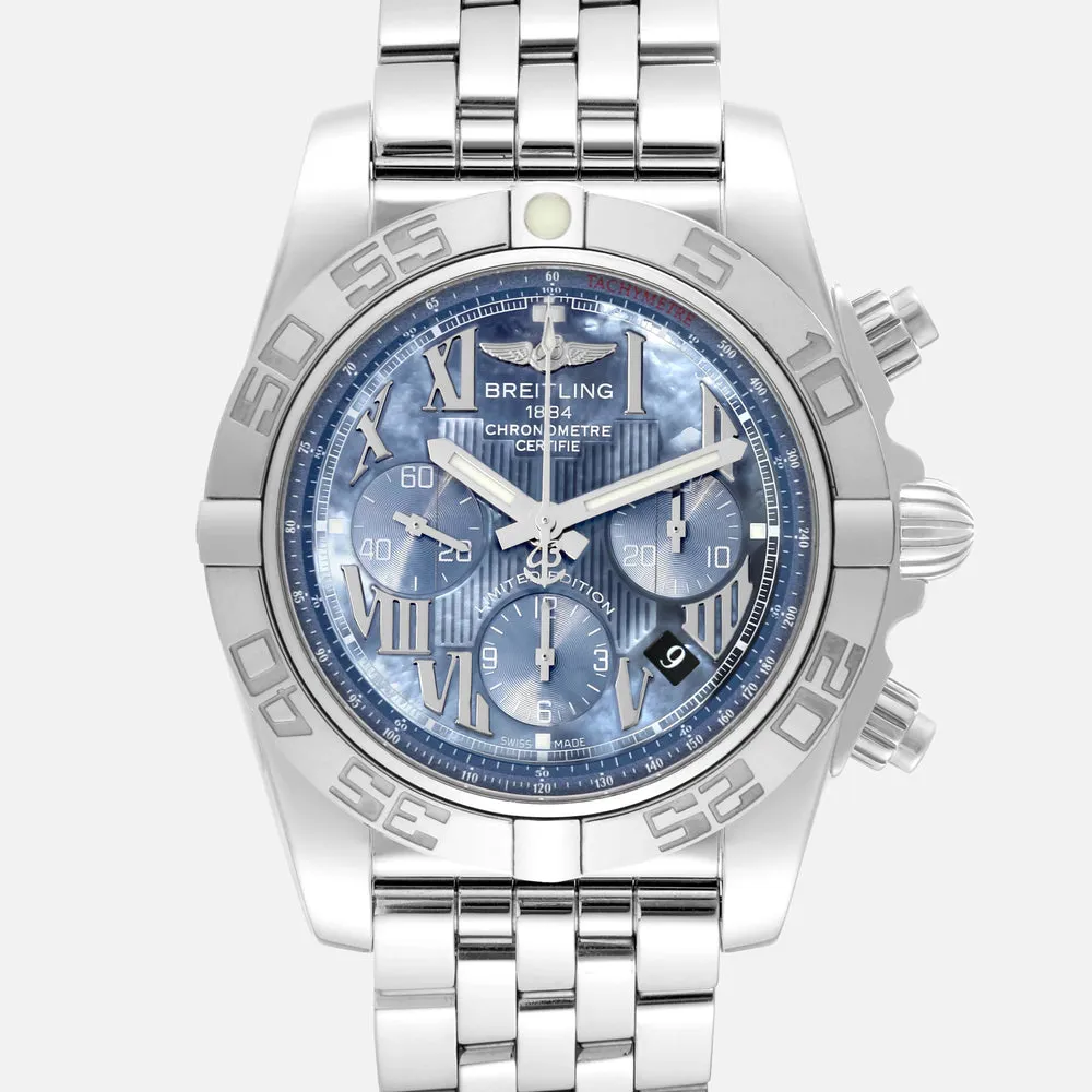 Breitling Chronomat AB0110 43.5mm Stainless steel Mother-of-pearl