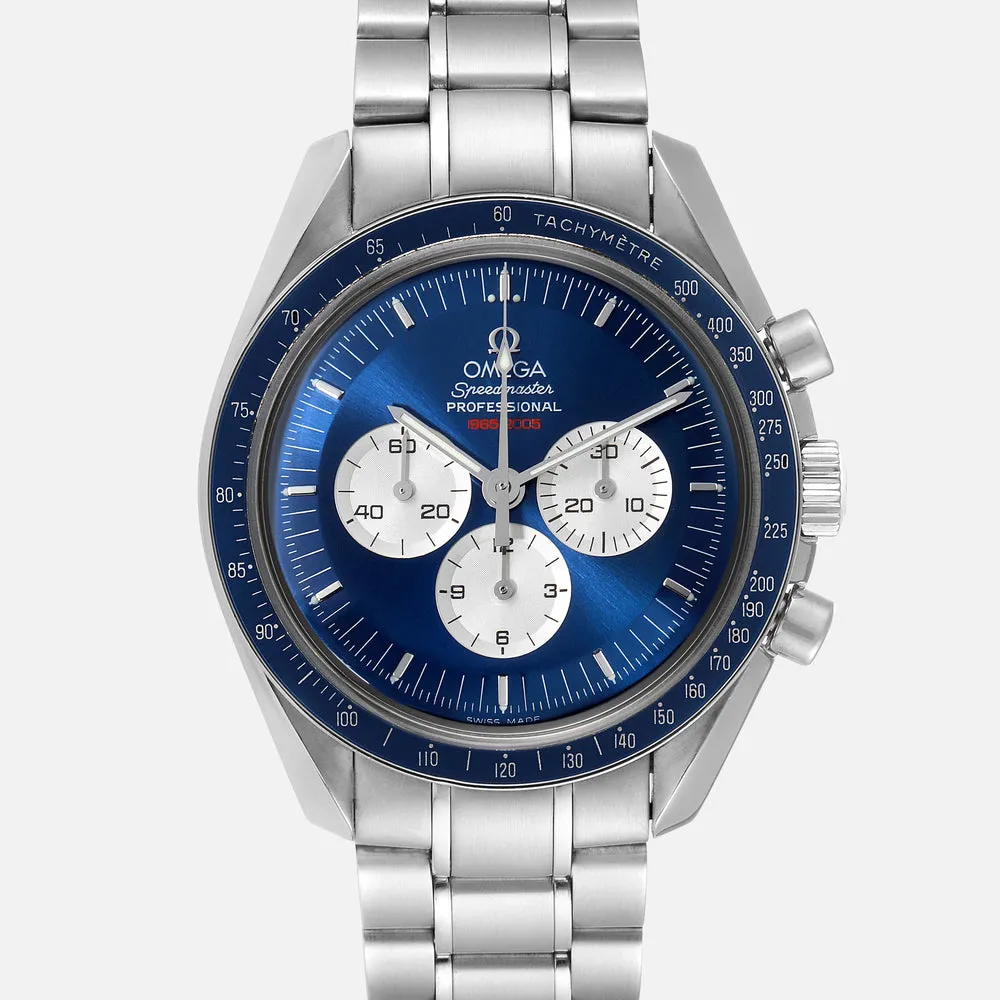 Omega Speedmaster Moon watch 3565.80.00 42mm Stainless steel Blue