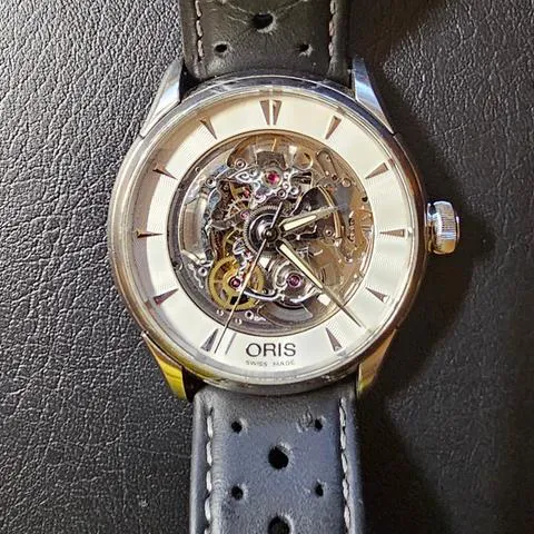 Oris Artelier Skeleton 01 734 7721 4051-07 5 21 61FC 40mm Stainless steel Silver