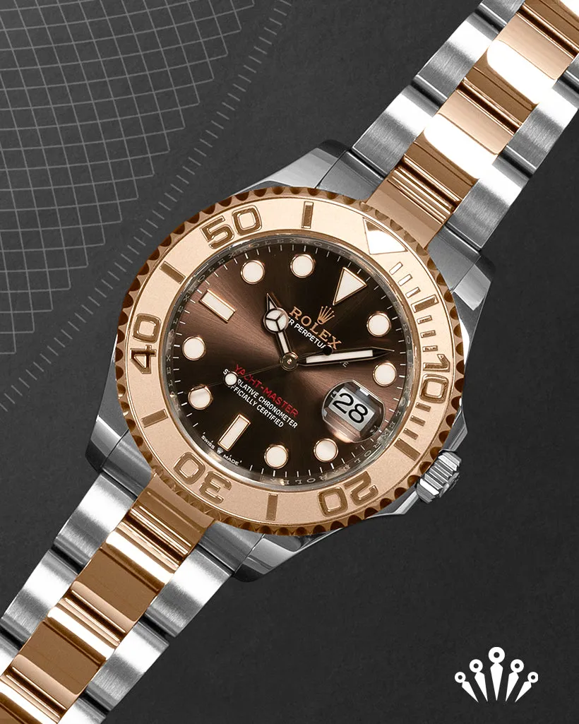 Rolex Yacht-Master 40 126621 40mm Rose gold and Stainless steel Brown