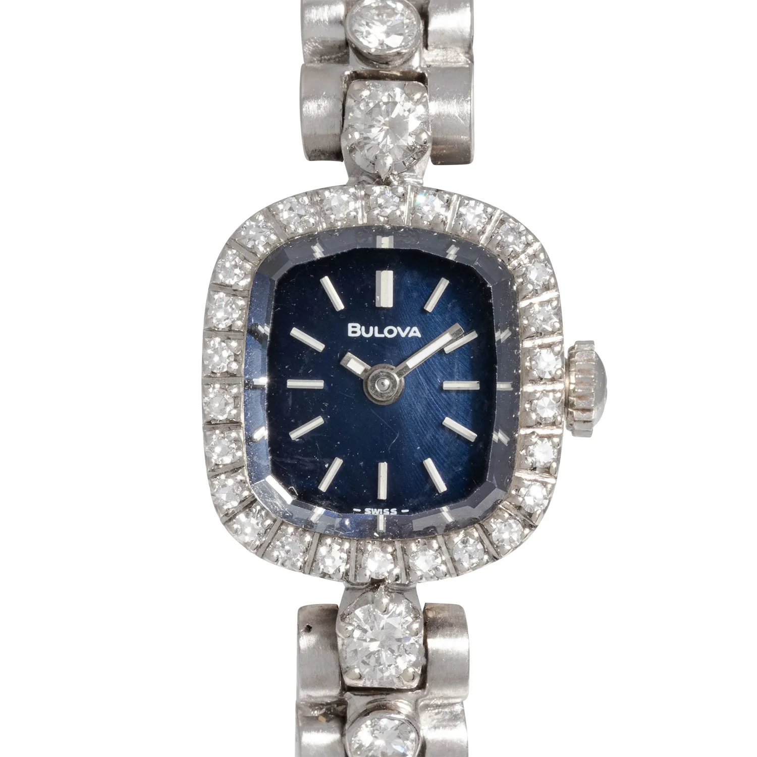 Bulova White gold and Diamond