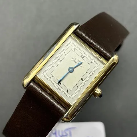 Cartier Tank Vermeil 366001 20mm Silver Gold