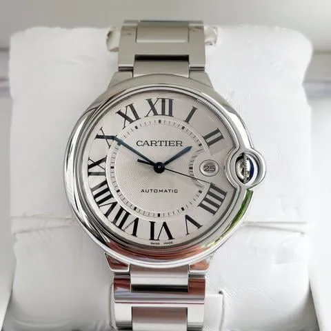 Cartier Ballon Bleu 42mm 3001 42mm Stainless steel White