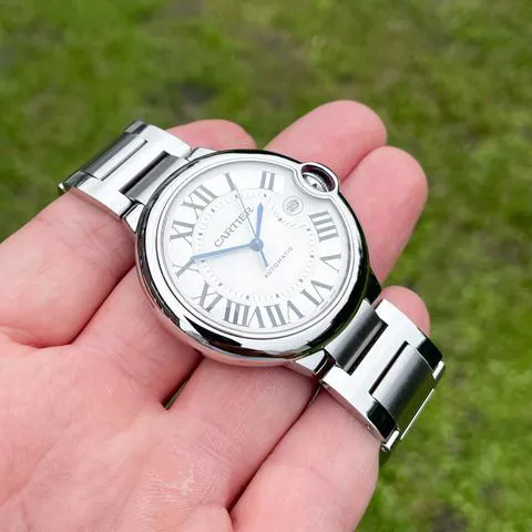 Cartier Ballon Bleu 42mm 3001 42mm Stainless steel White 2