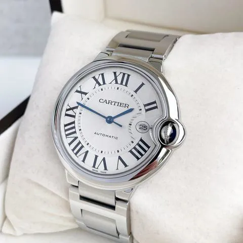 Cartier Ballon Bleu 42mm 3001 42mm Stainless steel White 3