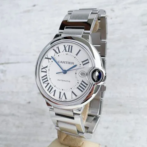 Cartier Ballon Bleu 42mm 3001 42mm Stainless steel White 5