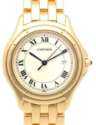 Cartier Cougar 887904 33mm Yellow gold