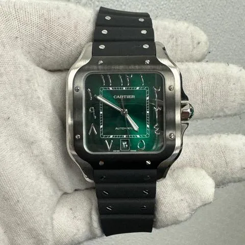 Cartier Santos WSSA0055 40mm Stainless steel Green 1