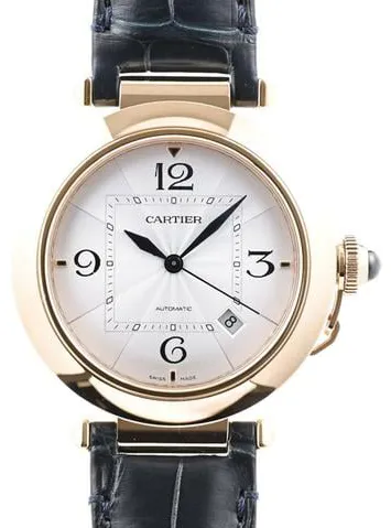 Cartier Pasha WGPA0007 41mm Yellow gold Silver