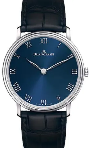 Blancpain Villeret Ultra-Slim 4053-1540-55 40mm White gold Blue