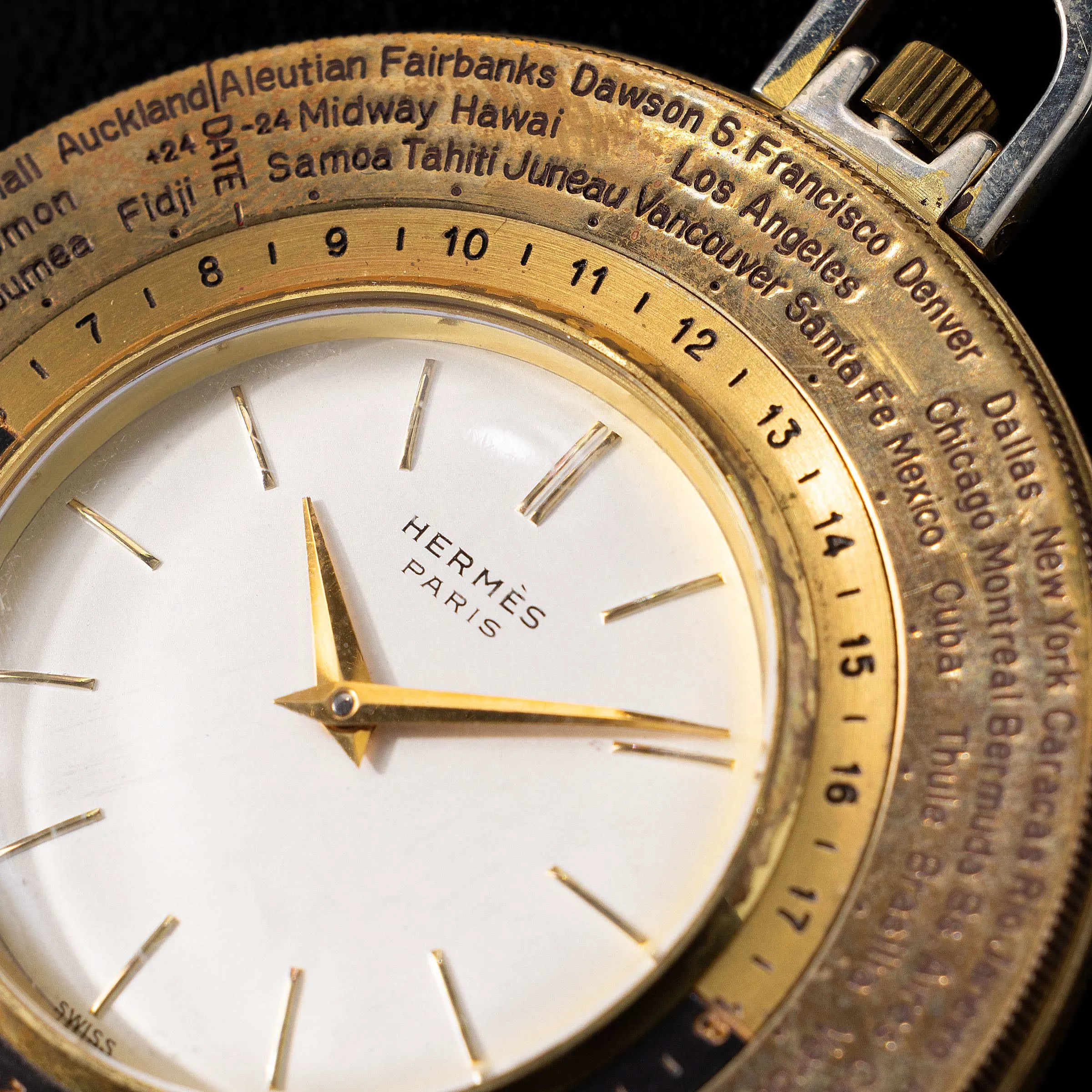 Hermès 52mm Gold-plated Silver 1