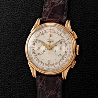 Longines Flyback 5953-2 Rose gold Silver