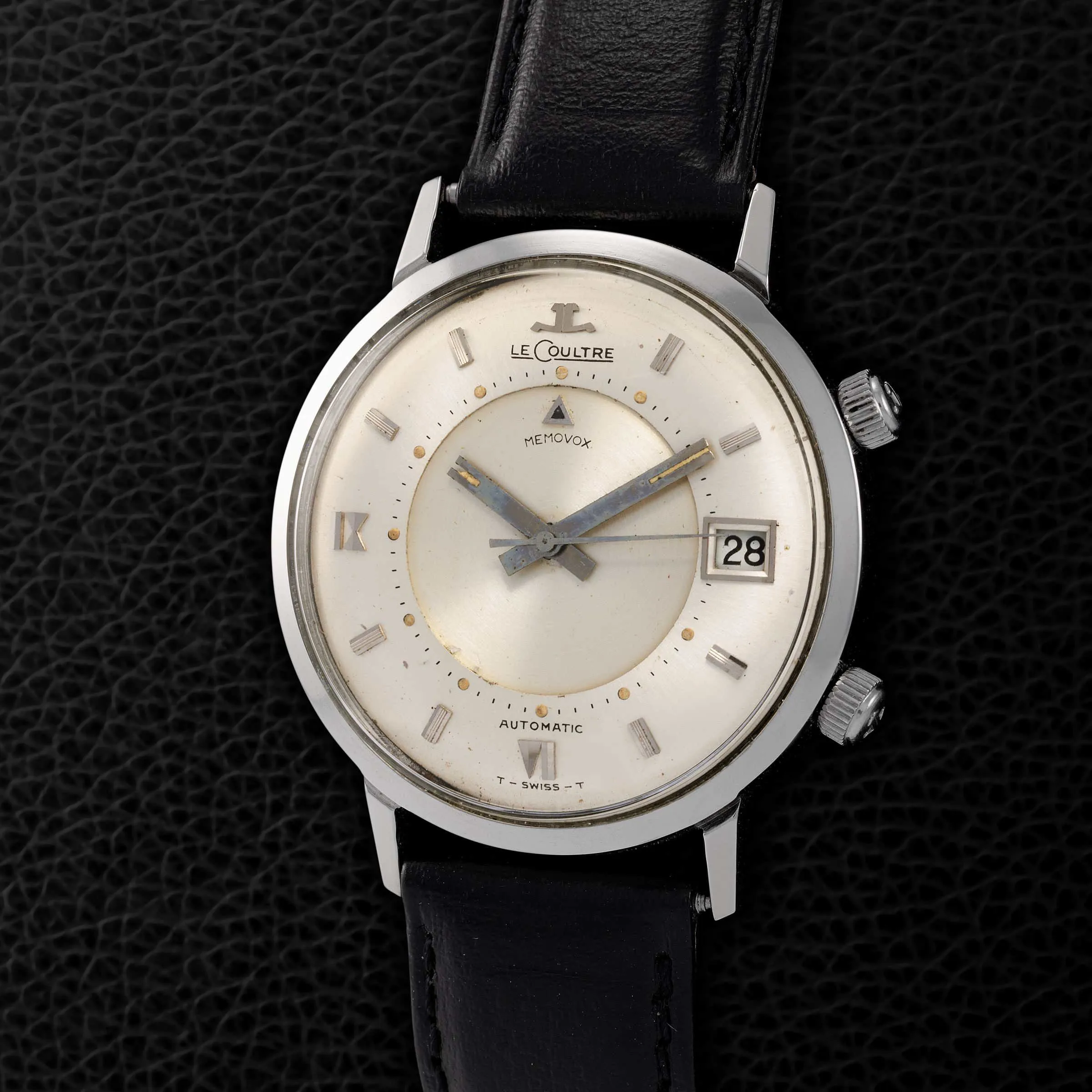 Jaeger-LeCoultre Memovox 37mm Stainless steel Silver