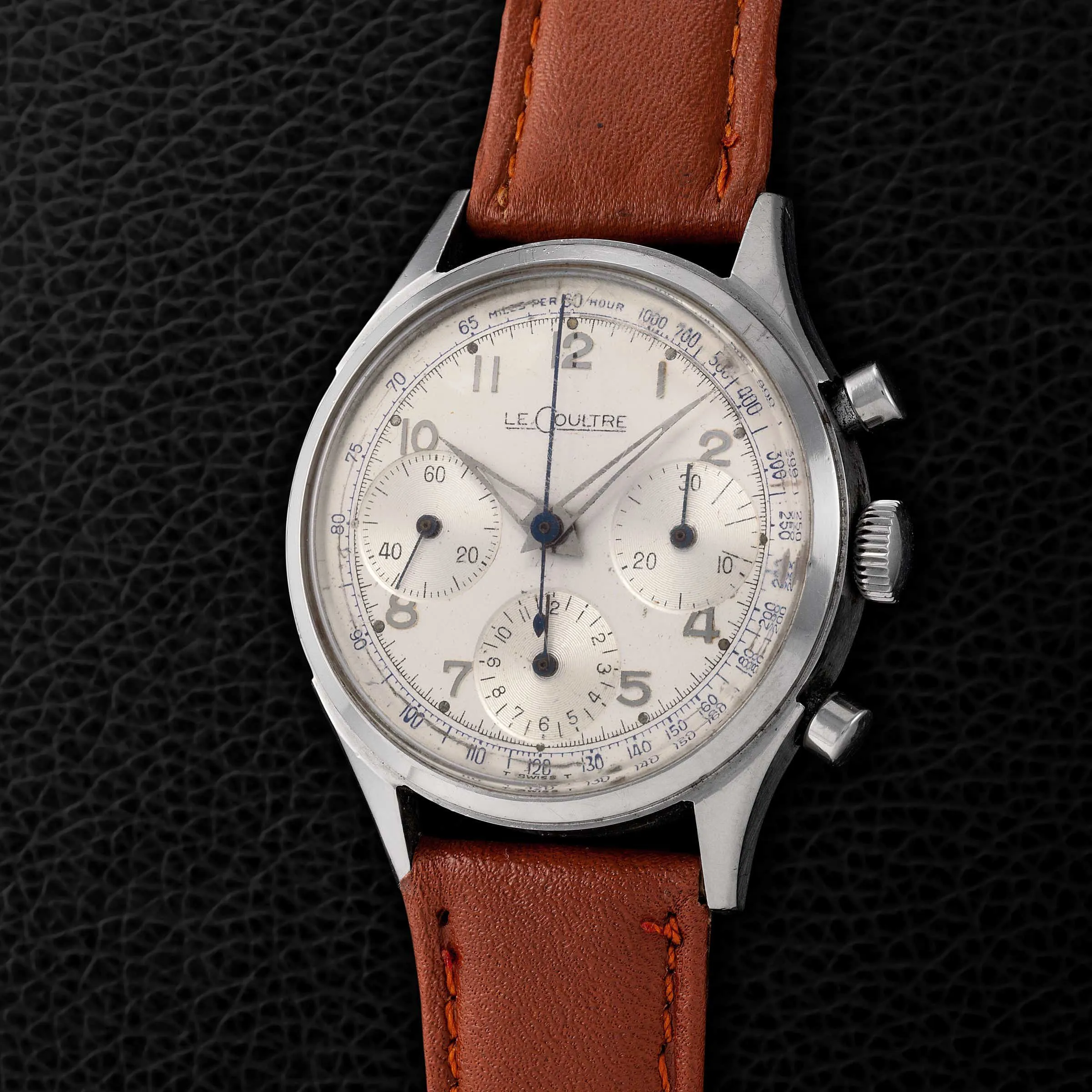 Jaeger-LeCoultre Chronograph 35mm Stainless steel Silver