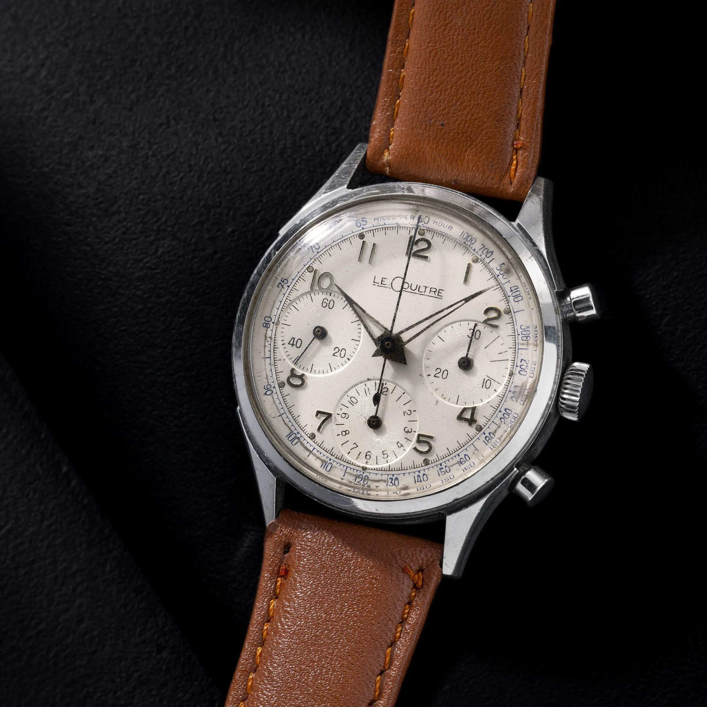 Jaeger-LeCoultre Chronograph 35mm Stainless steel Silver 1