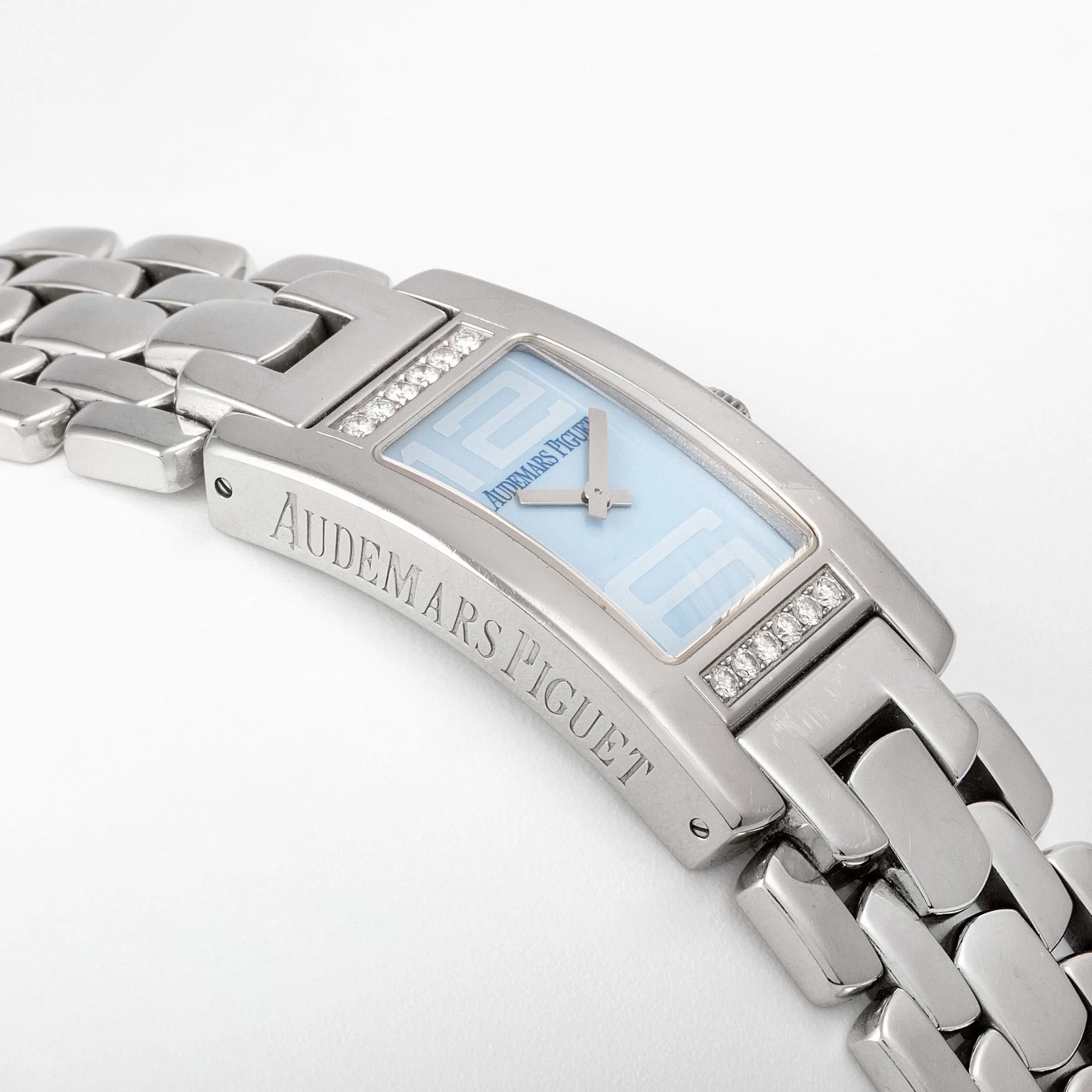 Audemars Piguet Promesse 67259ST 20mm Stainless steel and Diamond Light blue 3