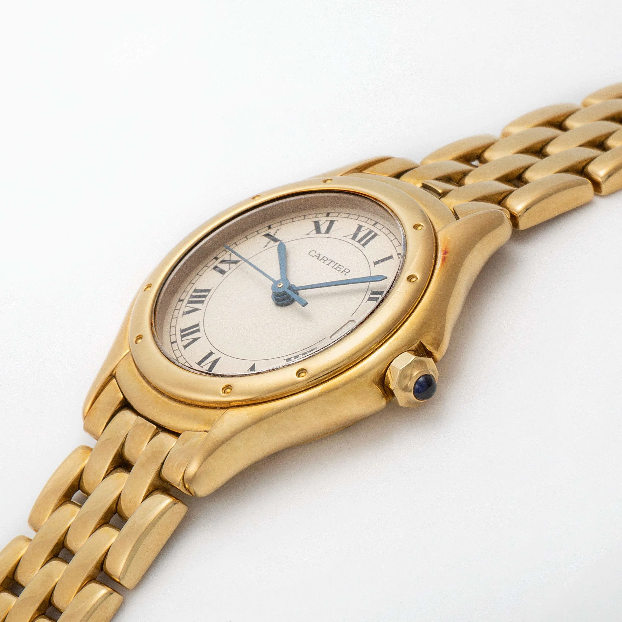 Cartier Cougar 887906 27mm Yellow gold Silver 2