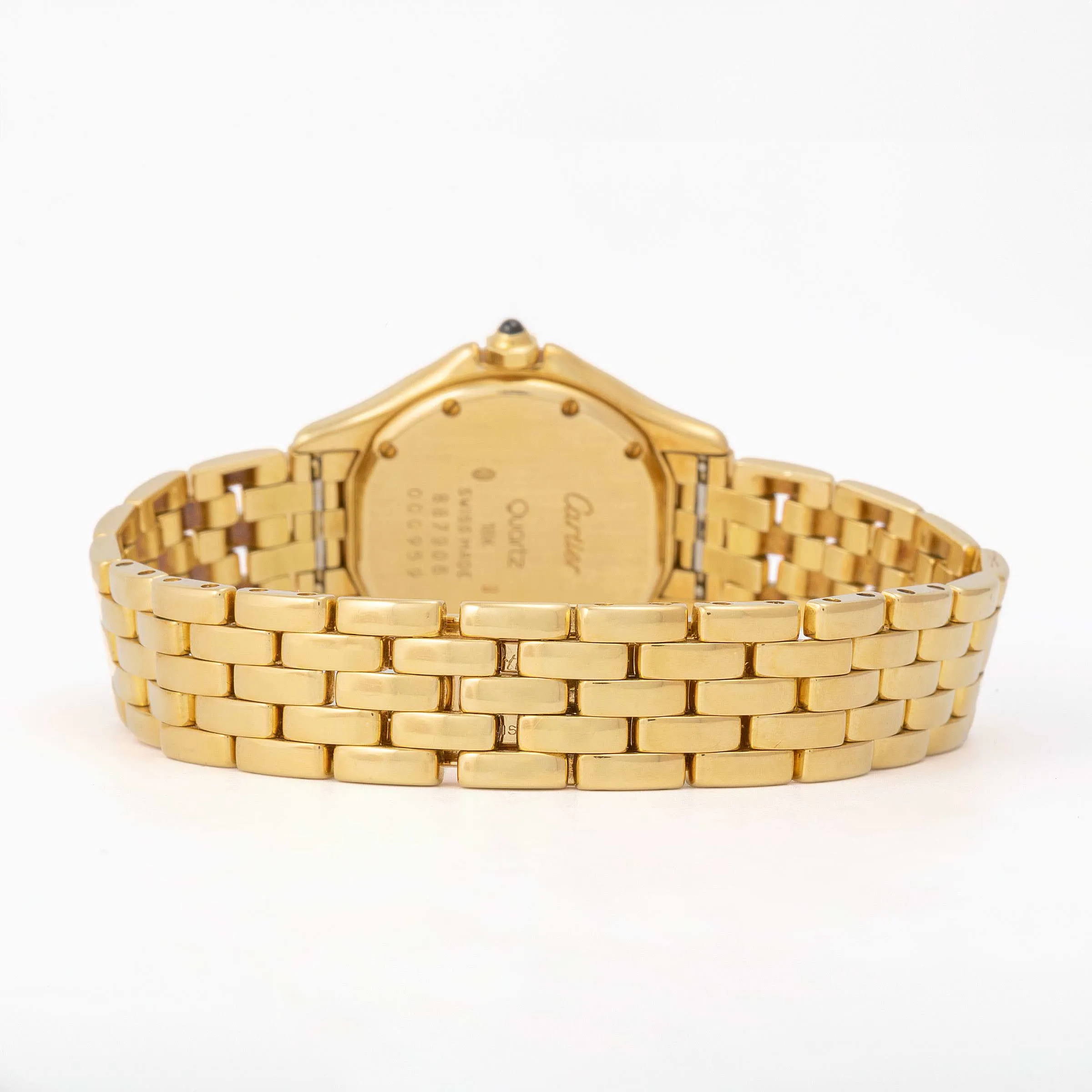 Cartier Cougar 887906 27mm Yellow gold Silver 6