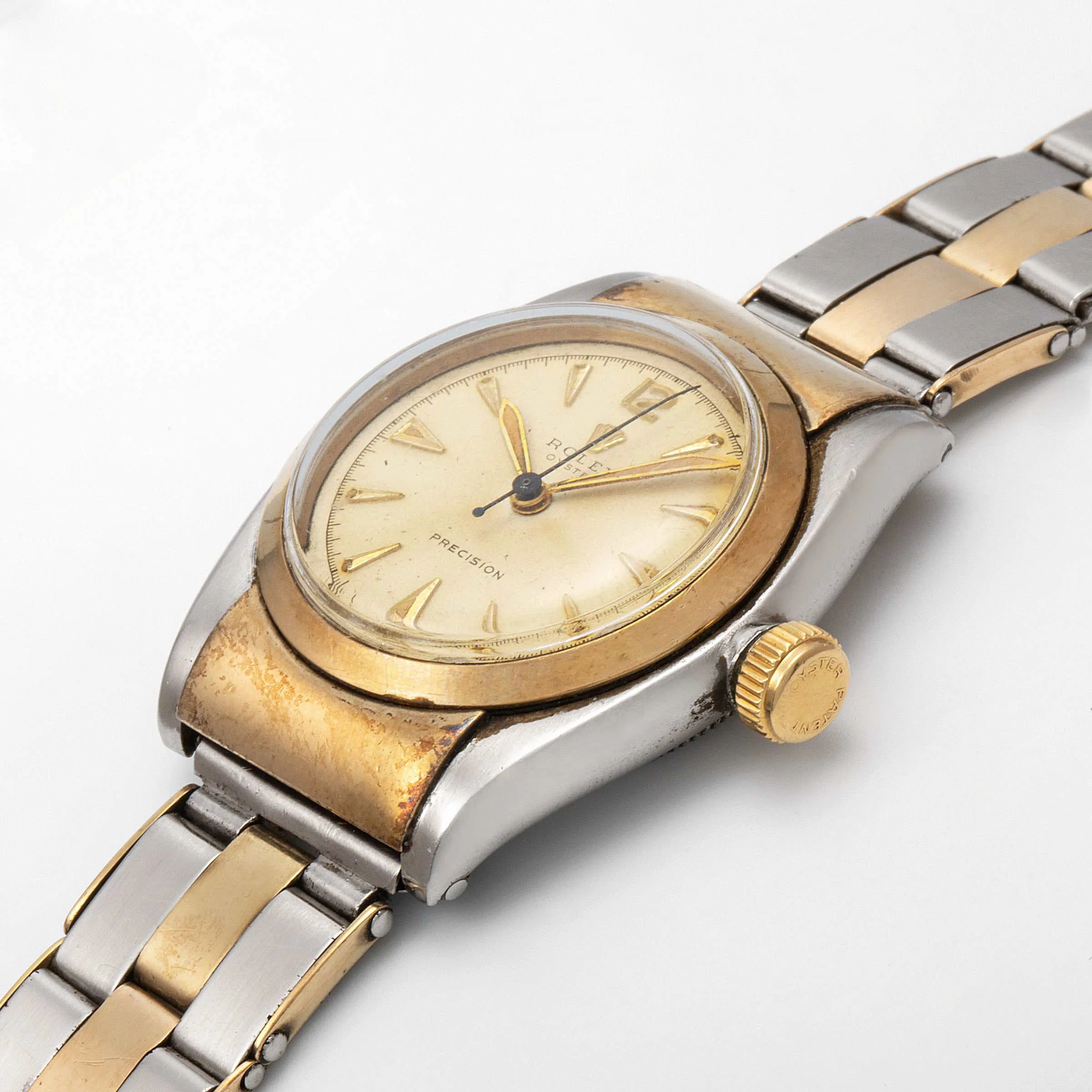 Rolex Bubble Back 2319 32mm Stainless steel and yellow gold Silver 2