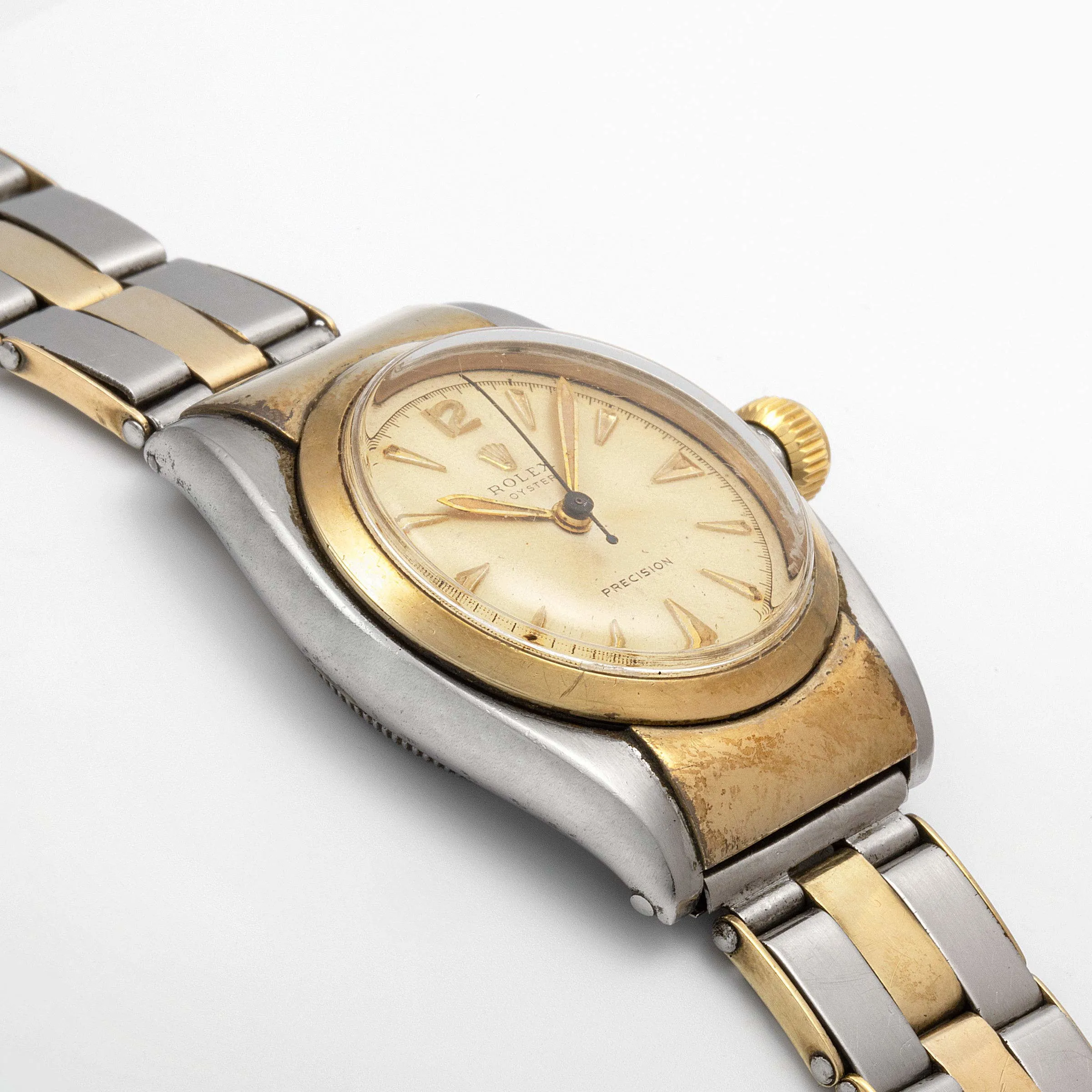 Rolex Bubble Back 2319 32mm Stainless steel and yellow gold Silver 3