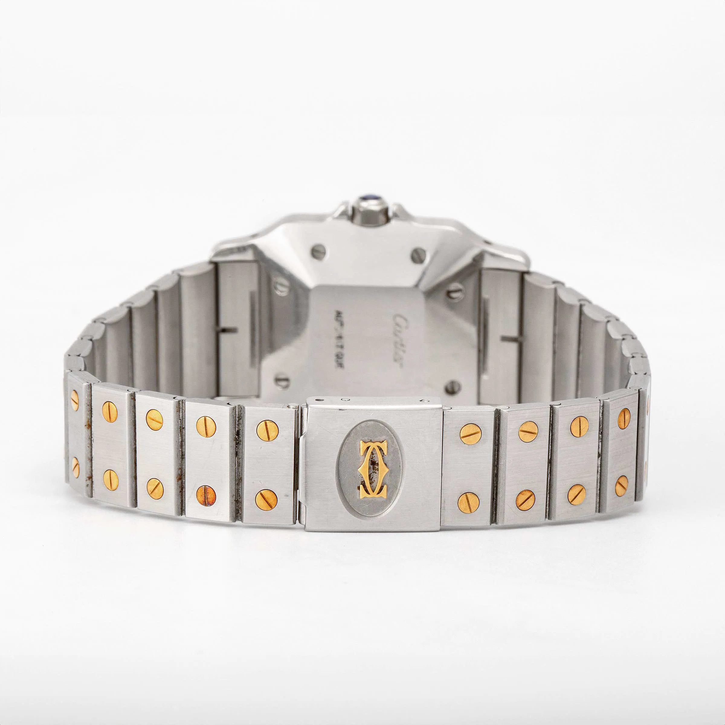 Cartier Santos Galbée 2961 29mm Yellow gold and stainless steel White 5