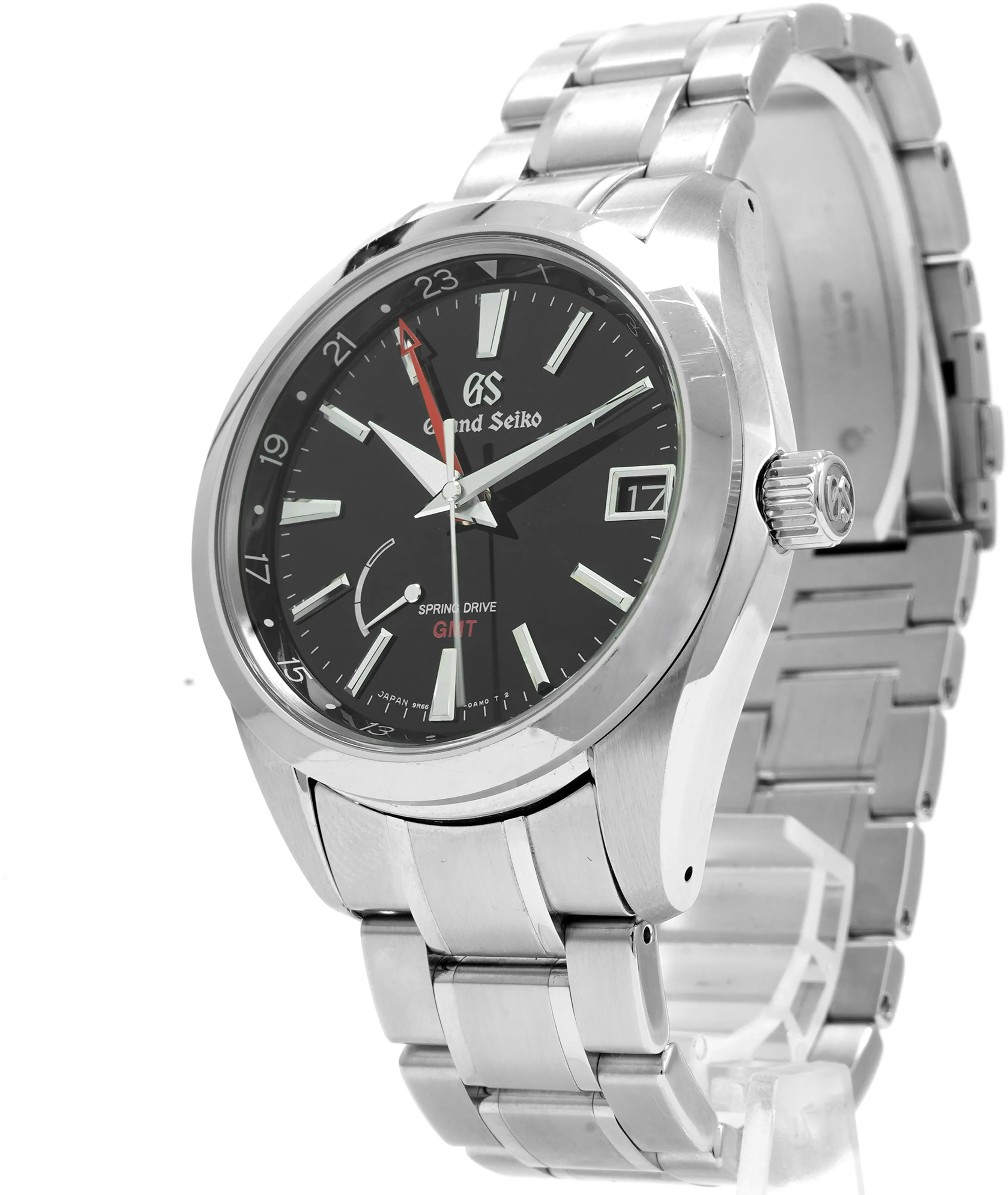 Grand Seiko Spring Drive SBGE211 41mm Stainless steel Black 1