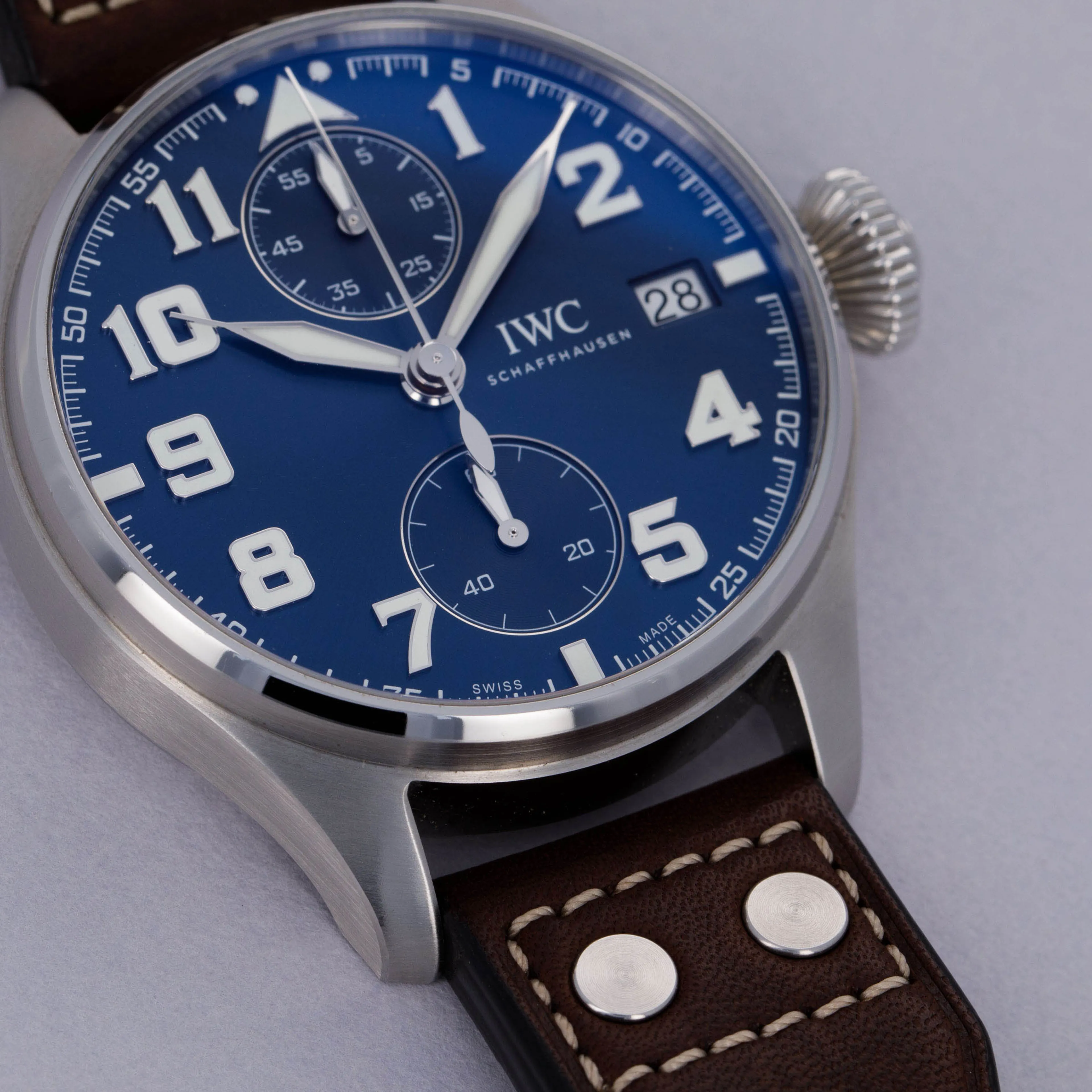 IWC Big Pilot IW515202 46mm Stainless steel Blue 1