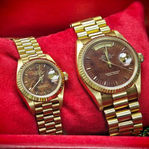 Rolex Lady-Datejust 69178 26mm Yellow gold Brown 16