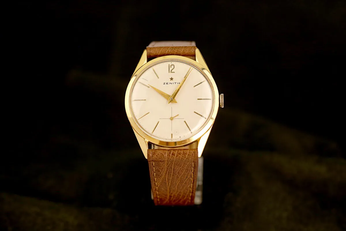 Zenith vintage 37mm Yellow gold