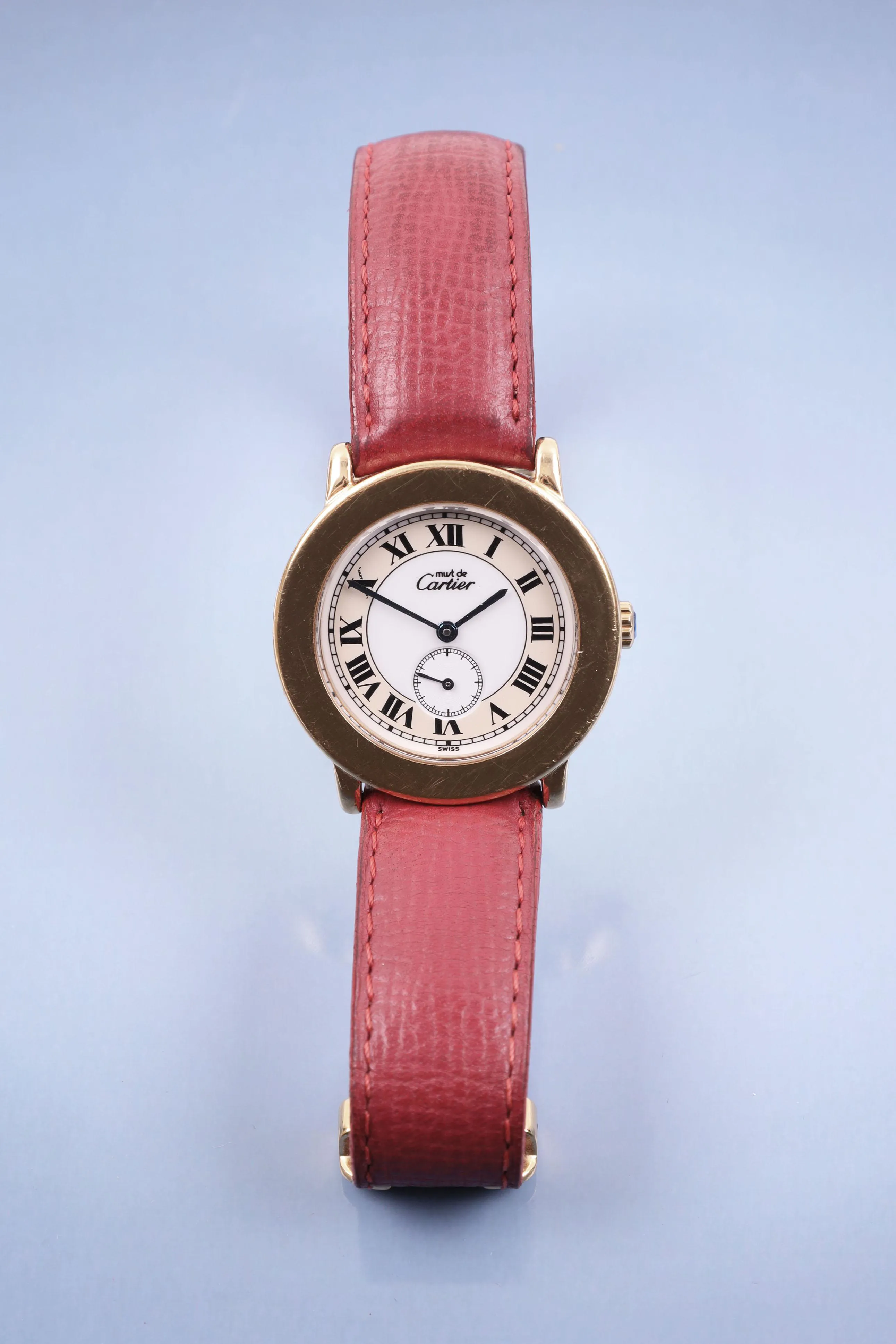 Cartier Must de Cartier 34mm Gold-plated silver White and Cream 1