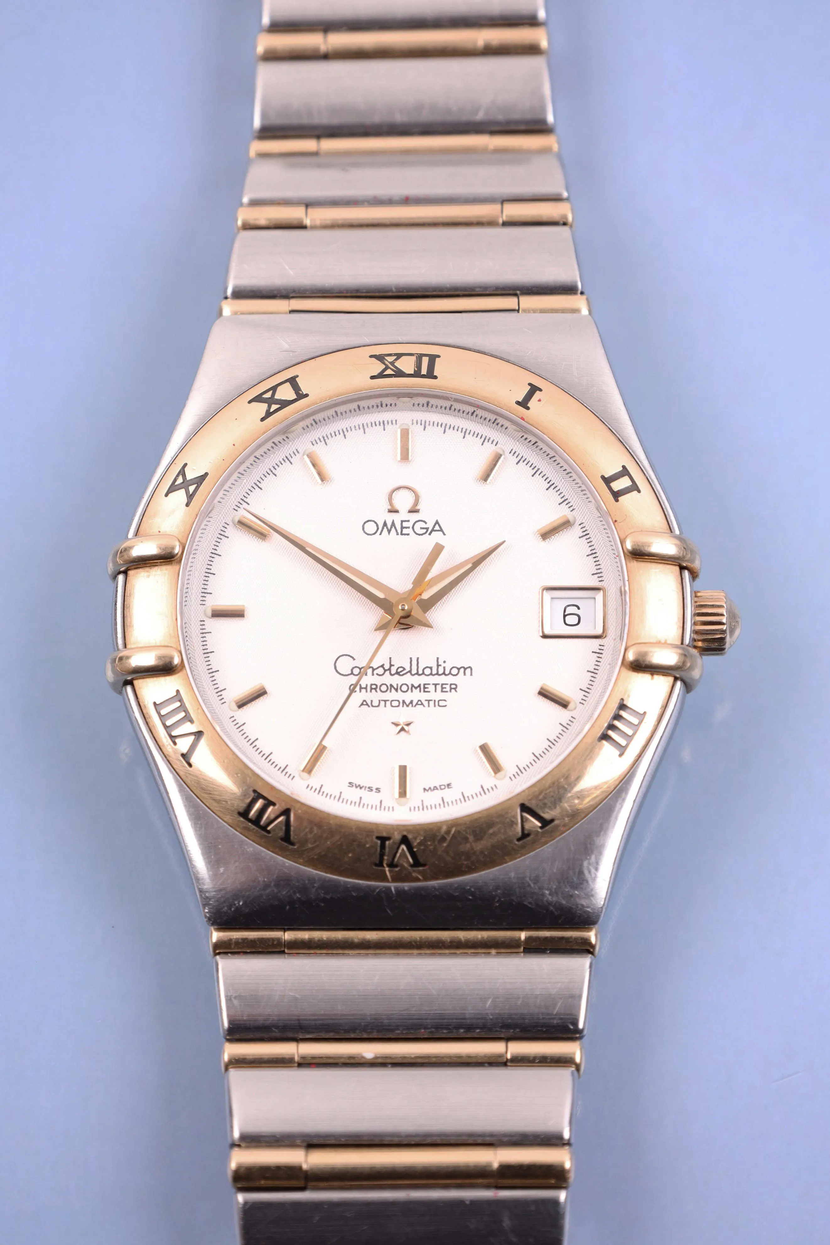 Omega Constellation 1202.30.00 36mm Yellow gold and Stainless steel Silver