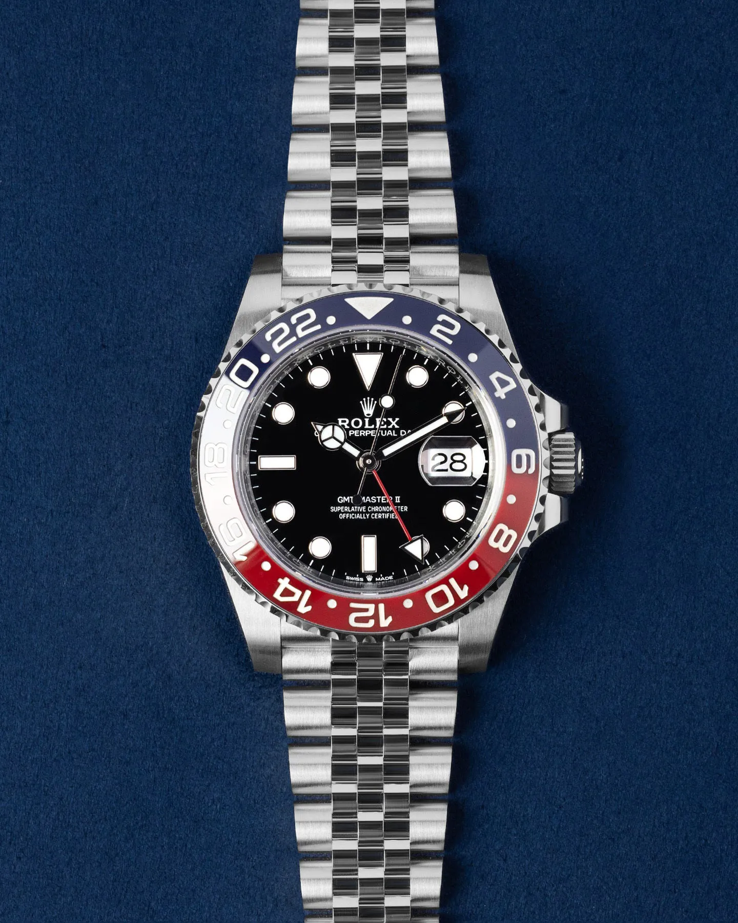 Rolex GMT-Master II 126710BLRO 40mm Stainless steel Black